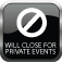 Will Close For Private Events